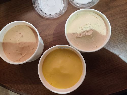 Some of the vegan flavours at Kem 2Cream - Hoan Kiem Lake in Hanoi