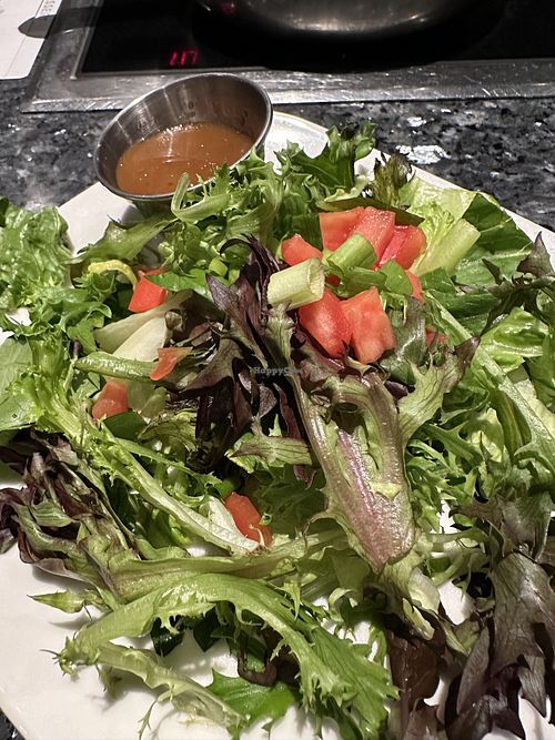 Basic salad but I was glad to have it!  at The Melting Pot in Buffalo