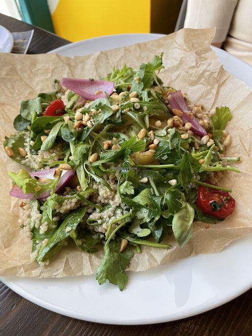 Couscous salad  at A Fricska in Szeged