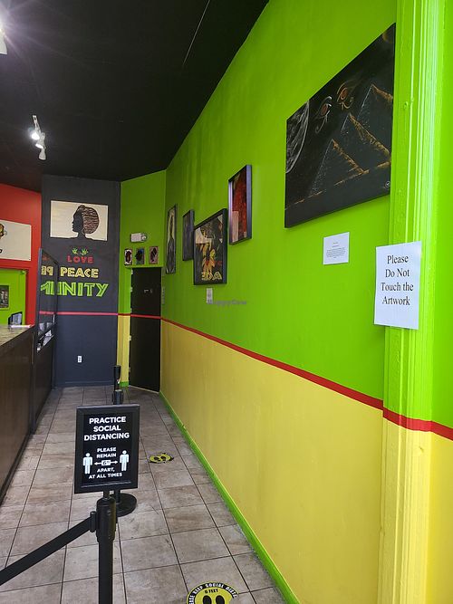 The wall says it all at Philly Vegan in Richmond
