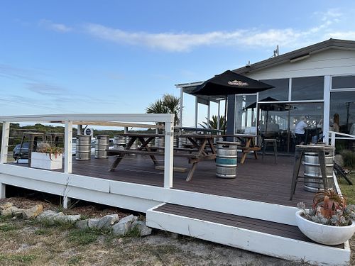 Great verandah   at The Surfside in Beaumaris