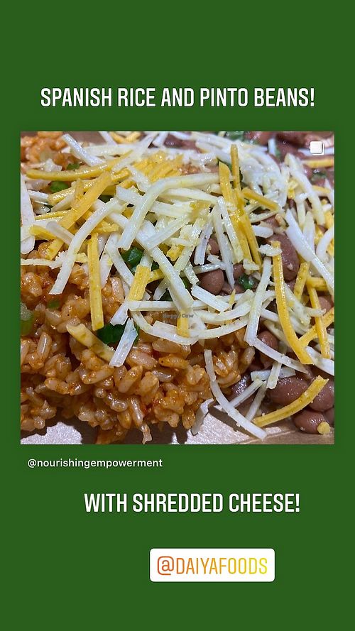 Spanish Rice & Pinto Beans at Nourishing Empowerment in Cypress