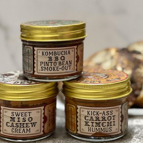 Loads of vegan flavour cream selections  at Loaded Gun Kitchen in Central Singapore