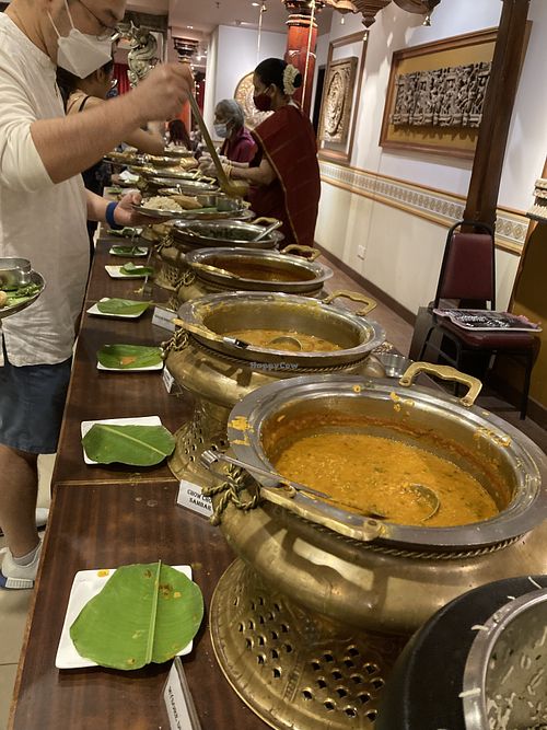 Buffet  at Annalakshmi in Kuala Lumpur