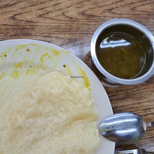 food at Gandhi's Vegetarian Restaurant in Kuala Lumpur
