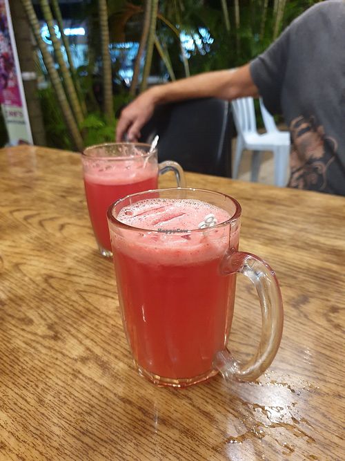 Melon juice no sugar at Gandhi's Vegetarian Restaurant in Kuala Lumpur