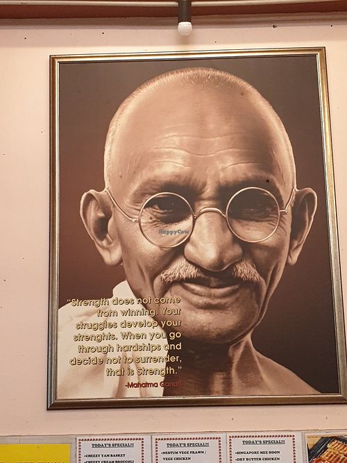 Vegan at Gandhi's Vegetarian Restaurant in Kuala Lumpur