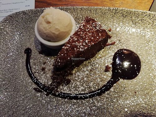 Chocolate torte at Mondo in Coatbridge