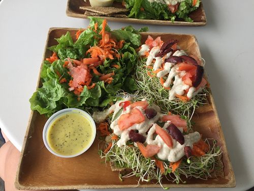 “Pizza” at Rainbow Living Foods in Kapaa