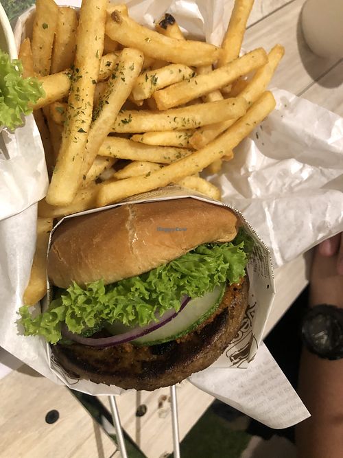 Char grilled Satay at VEGANBURG - Eunos Flagship Outlet in East Singapore