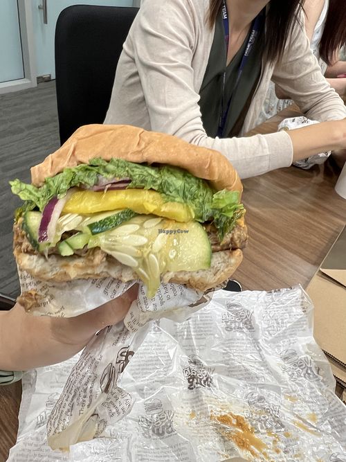 Satay haiwaiian  at VEGANBURG - Eunos Flagship Outlet in East Singapore
