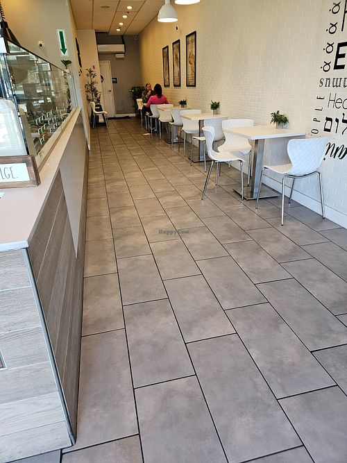 Inside dining at Hummus Republic in Santa Clarita