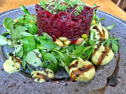 Beet tartar  at Villa Maria in Viljandi
