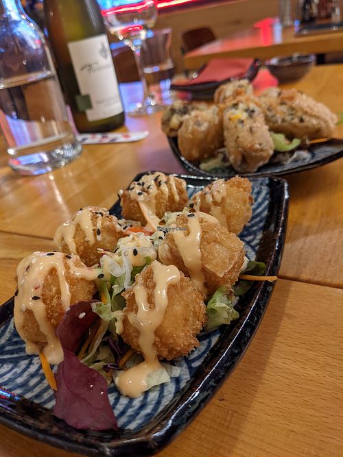 Starter (crispy tofu) at Chay Vegan Asian Kitchen in Hamburg