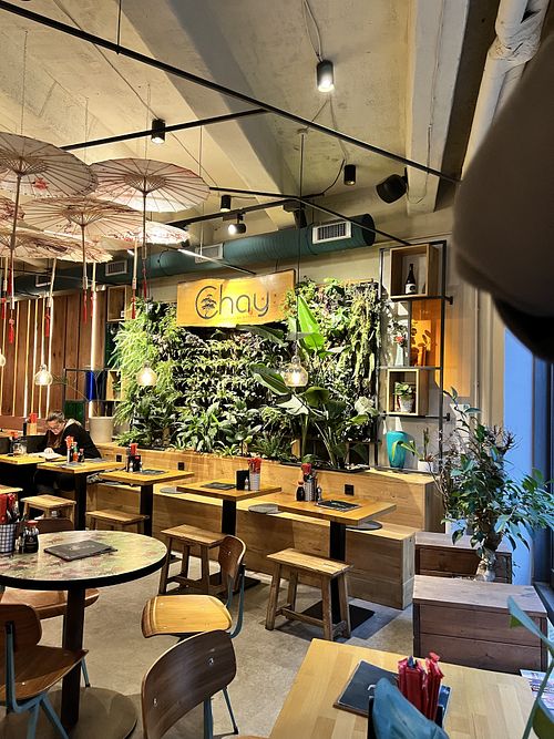 a lovely environment to make you feel welcome  at Chay Vegan Asian Kitchen in Hamburg