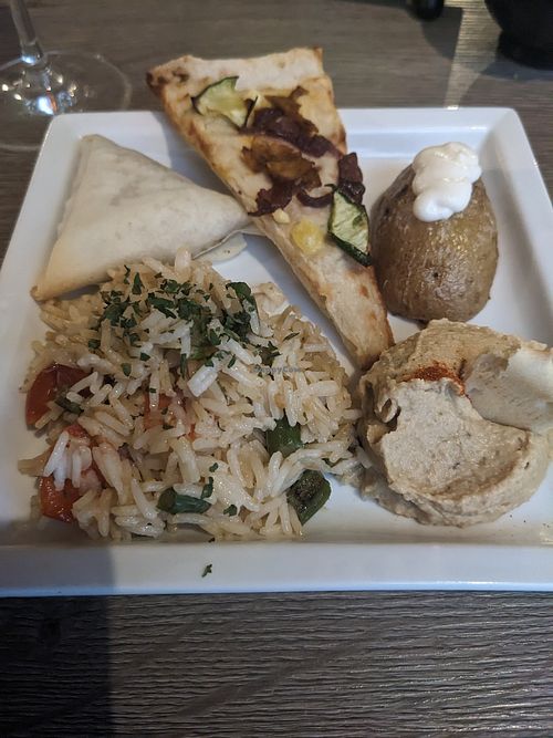 Aperitivo plate at Sotto Loggia in Brescia