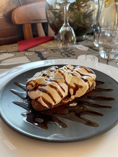 Fresh made Tiramisu   at Broccolis in Spaarndam