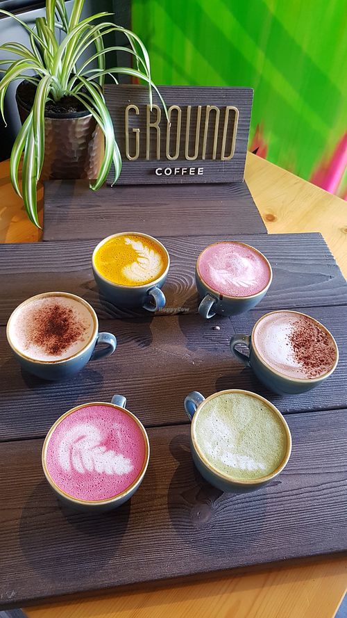 6 hot drinks on the Winter Special menu at Ground Plant Based Coffee in Swansea