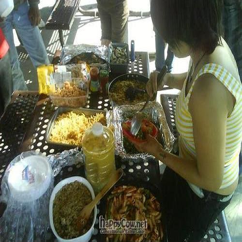 all our food is vegan friendly! at Food Not Bombs in Corona