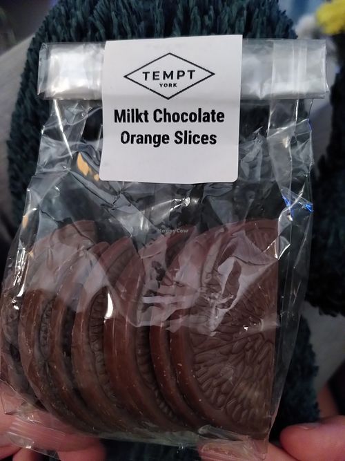 The chocolate orange segments at Tempt in York