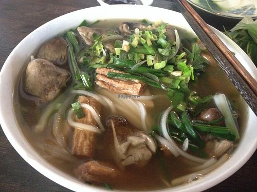 vegan pho at Saigon Vegan - Vo Van Tan in Ho Chi Minh City