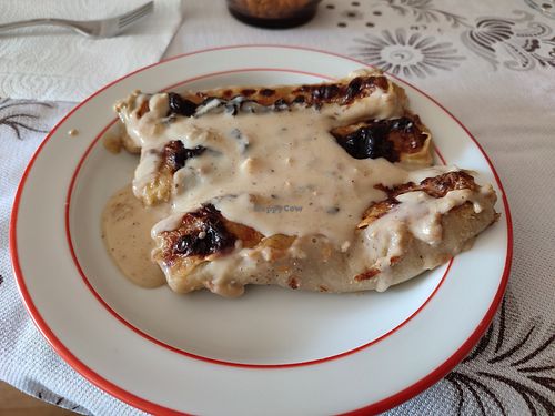 🎅🎄Canalones veganos de navidad ☃️🎄 at Foodis in Sant Just Desvern