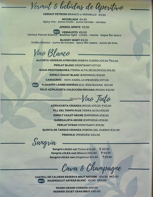 New menu 2 at Foodis in Sant Just Desvern