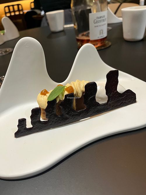 Po’e cake, coconut ice cream, miso pineapple mousse.  at MITA in Washington