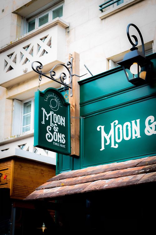 Façade  at Moon and Sons in Caen