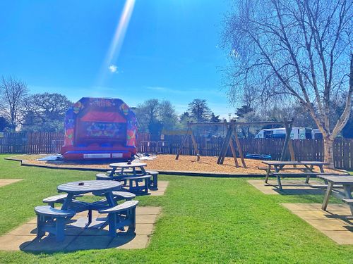 Beer Garden  at The Britannia Inn and Waves Restaurant in Par