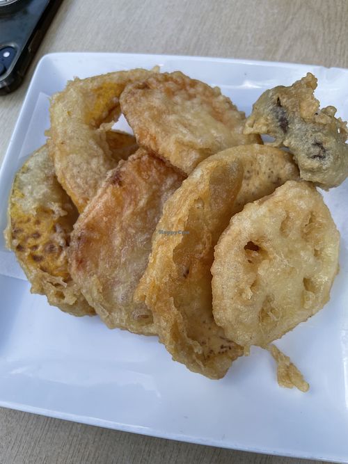 Veggie tempura  at Seadog Sushi Bar in Chicago