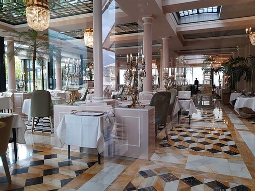 Interior at La Terrasse in Interlaken