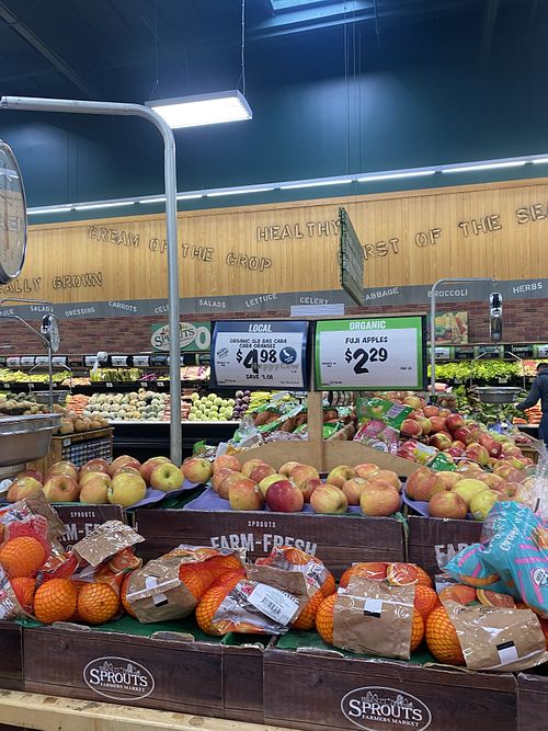 Craving Fiji Apples w/Peanut Butter  at Sprout's Farmers Market in Burbank