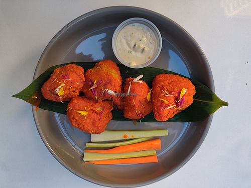 Cauliflower Wings at Alma Verde in Tijuana