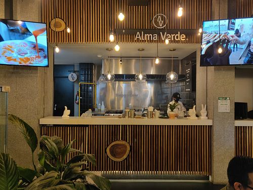 Food court restaurant at Alma Verde in Tijuana