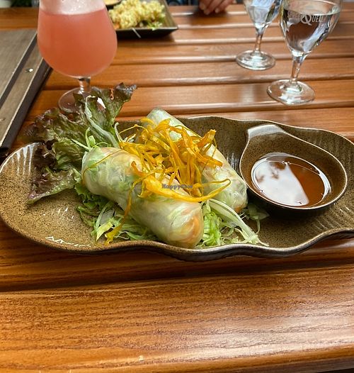 Summerrolls with Tofu and vegan fish sauce  at Hoi An in Eberswalde