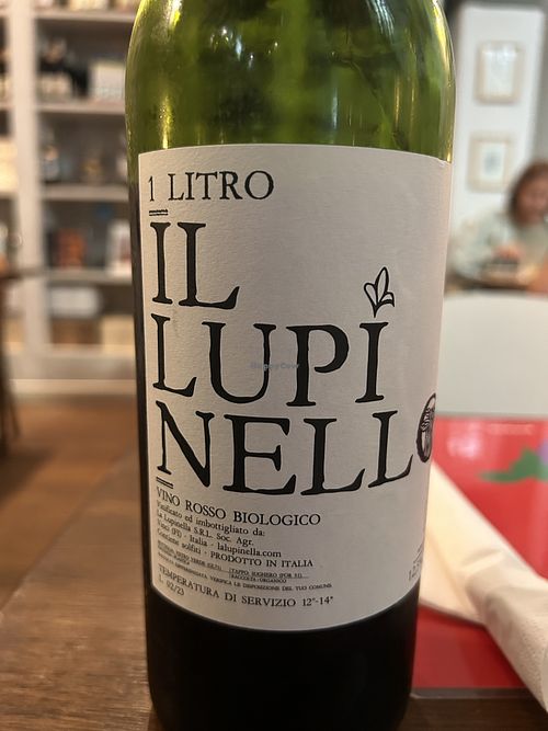 Very drinkable light red wine served cold, a mix of white and red grapes - almost too drinkable!   at Brac Libreria di Arte Contemporanea in Florence