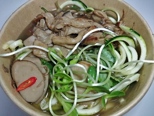 Dish of the week - Zucchini Pho. Just luving it at Naked Earth Cafe in Central Singapore