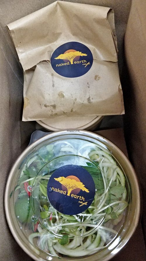 Takeaway at Naked Earth Cafe in Central Singapore
