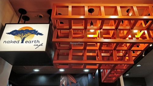 Stall front at Naked Earth Cafe in Central Singapore