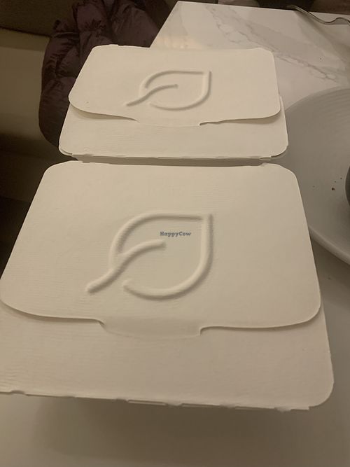 Sustainable togo packaging  #Veganuary at Liora in Baltimore