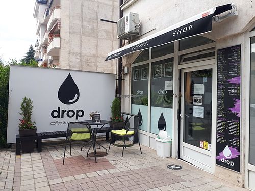 Outside at Drop in Ohrid