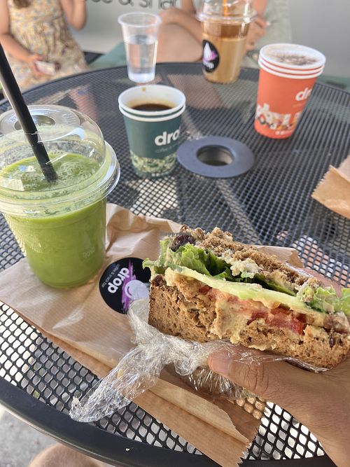 Half eaten sandwich 🤷‍♂️  at Drop in Ohrid