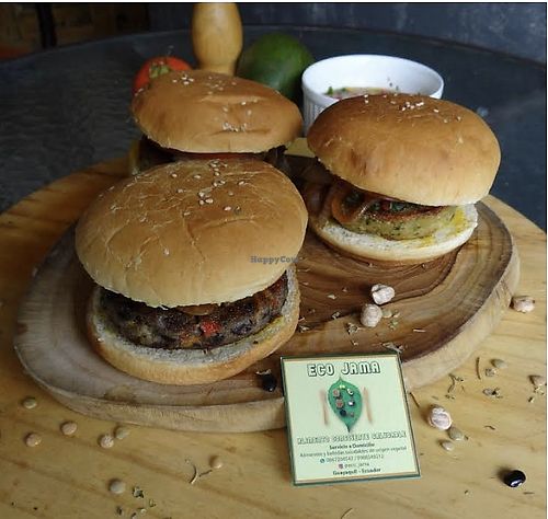 Hamburguesas 🍔  at Eco Jama in Guayaquil