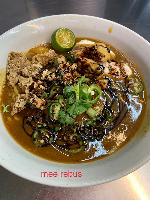 Mee rebus at Green Bliss Vegetarian in Central Singapore