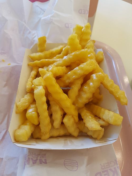 Fries with cheese at Naked Burger - 6ème in Paris