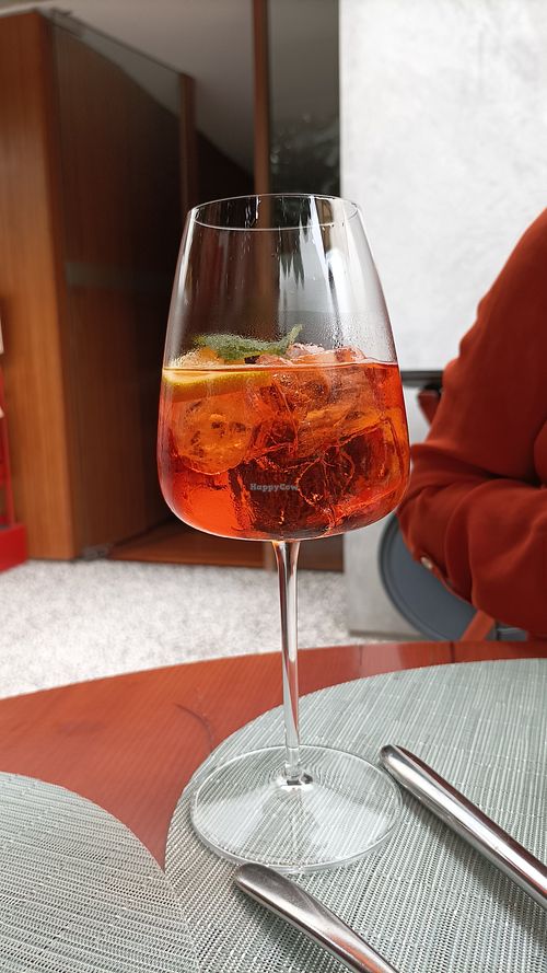 Apple spritz at Limana in Lima