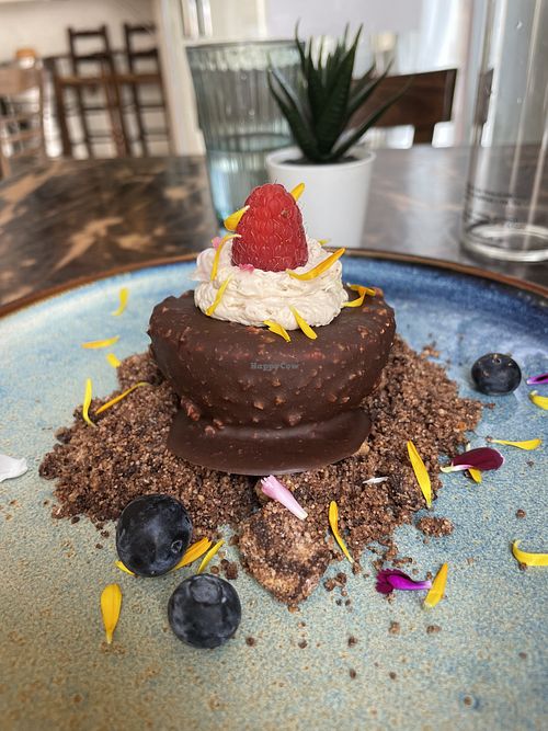 Best dessert. Some Kind Cream chocolate thing. Worth the extra few euros   at La Mujer de Verde in Mallorca