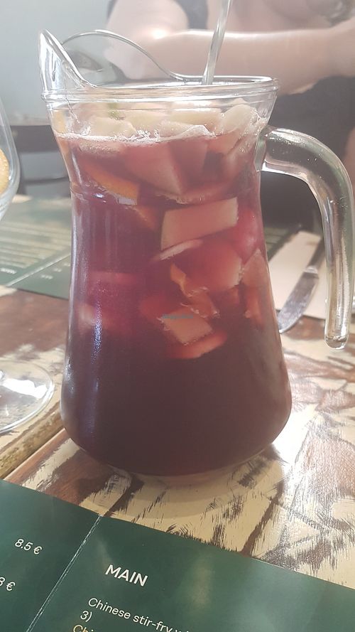 Sangria at La Mujer de Verde in Mallorca
