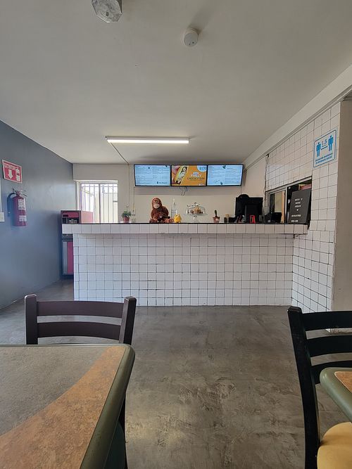 Inside at Faux Burgers in Tijuana